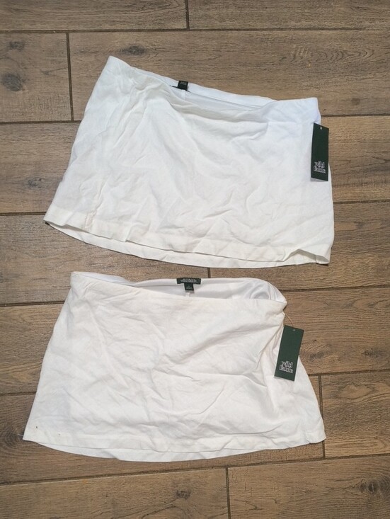 Lauren Ralph Lauren Pants - Lauren Ralph Lauren White Strapless Tube Skort